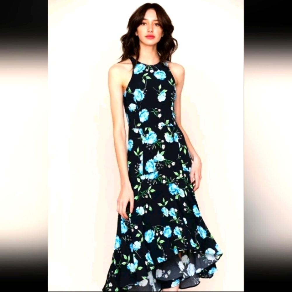 NWT Yumi Kim High Low Floral Midi Dress Size Large